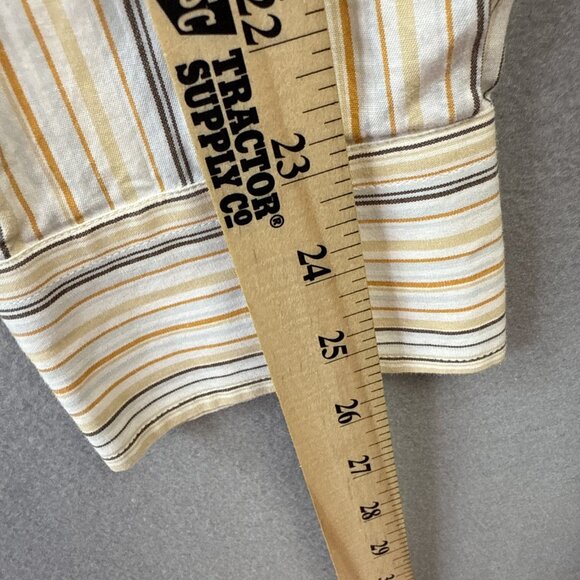 French Connection Floral Embroidered Shirt Mens US Size M Coastal Country Cowboy - Picture 9 of 13